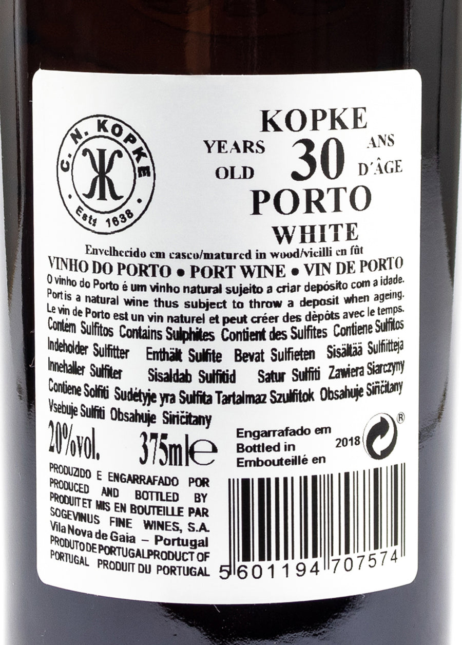 VINHO DO PORTO - KOPKE 30 ANOS WHITE (0,375L)